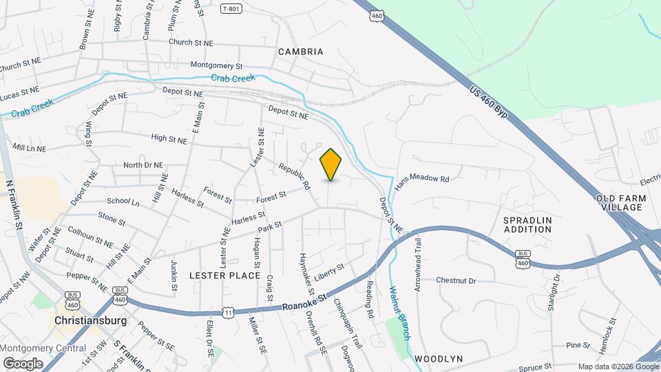 722 Park St Map and Location Details