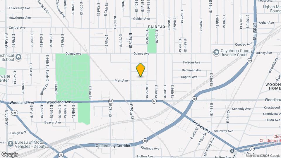 8019 Platt Ave Map and Location Details