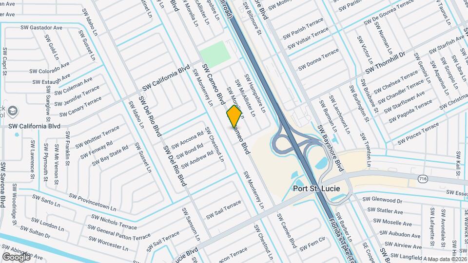 2180 SW Cameo Blvd Map and Location Details