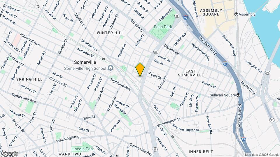 21 Aldrich St, Unit 1 Map and Location Details