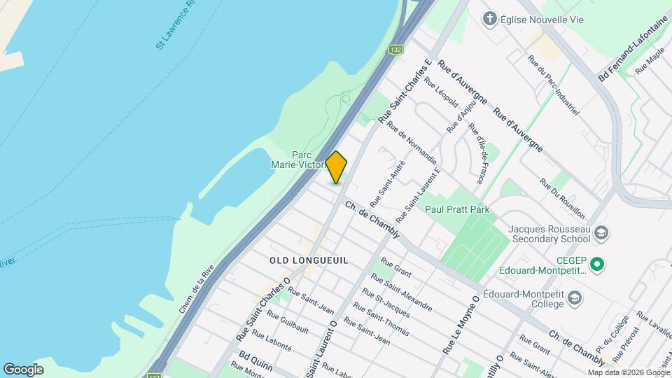 Les Lofts St-Charles Map and Location Details