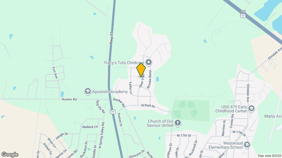 2114 Deer Trail Map and Location Details