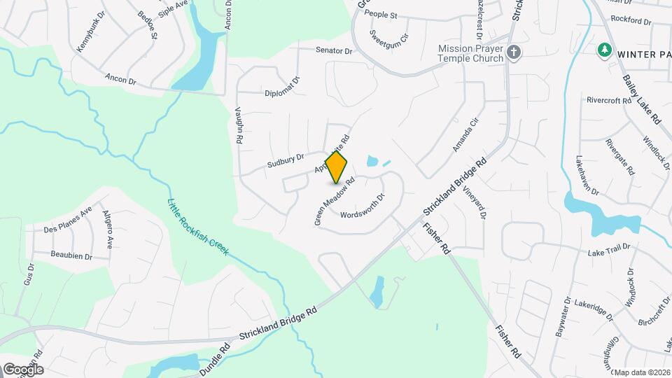 6439 Green Meadow Rd Map and Location Details