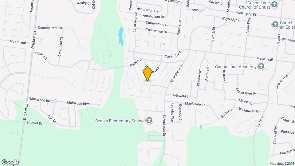 3410 Risen Star Dr Map and Location Details