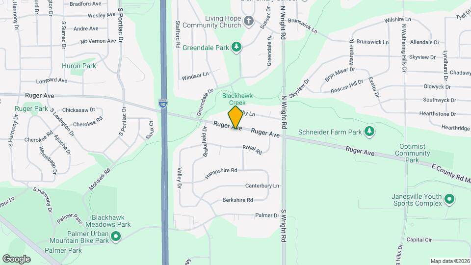 3324 Ruger Ave, Unit 1 Map and Location Details