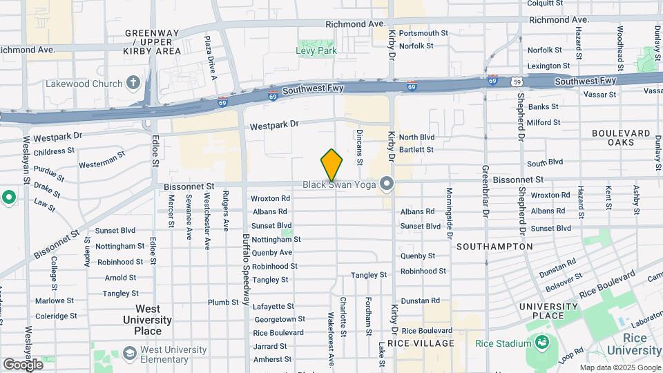 2805 Bissonnet St Map and Location Details