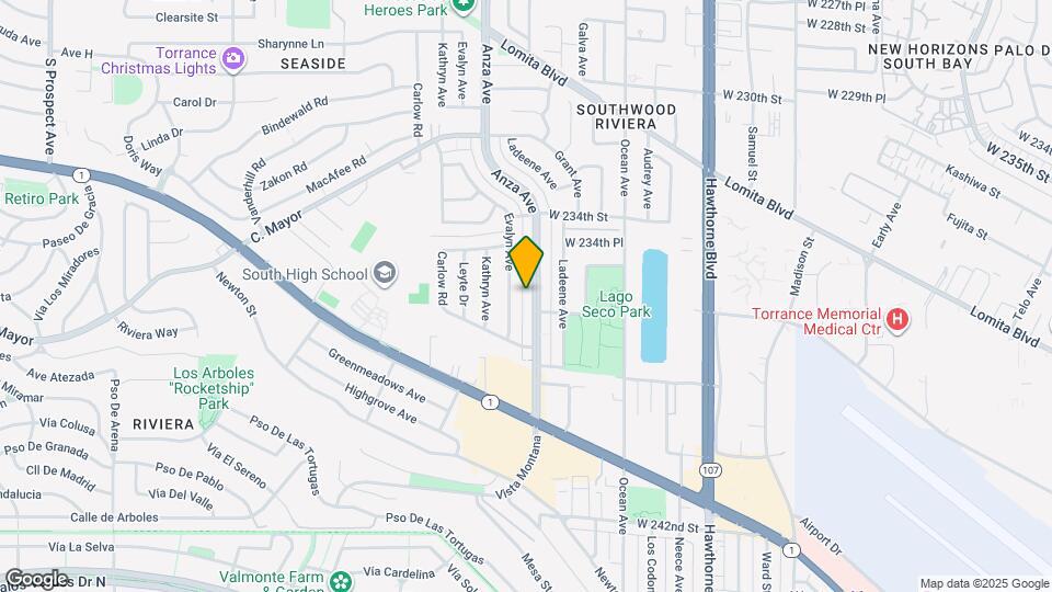 23533 Anza Ave Map and Location Details