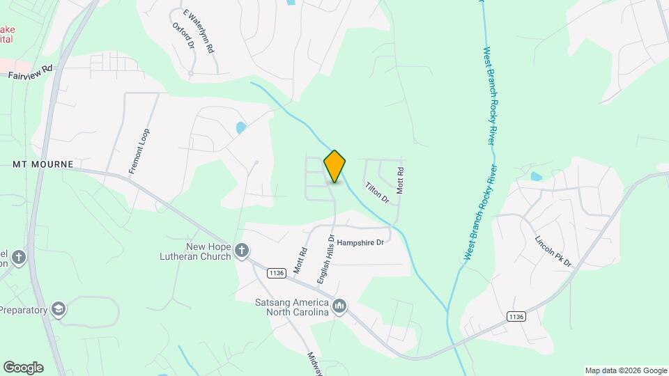 186 English Hills Dr Mapa y Detalles de la Ubicación
