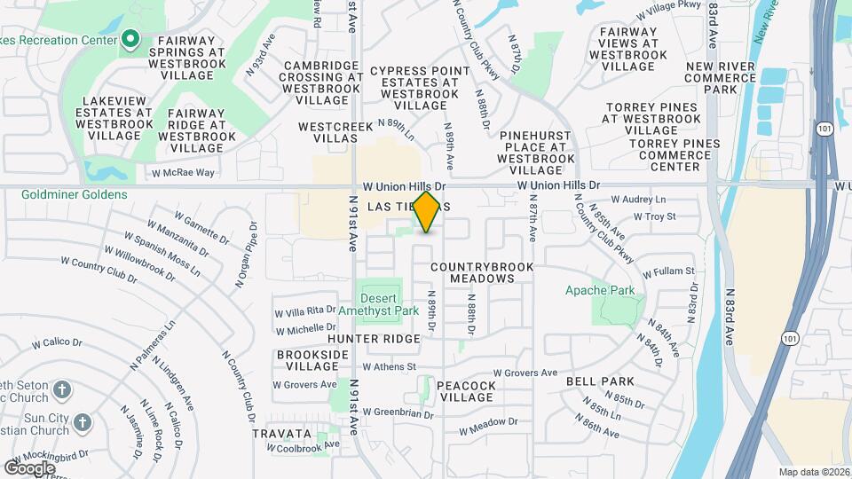 8936 W Fullam St Map and Location Details
