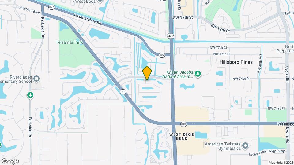 5989 NW 74th St Map and Location Details