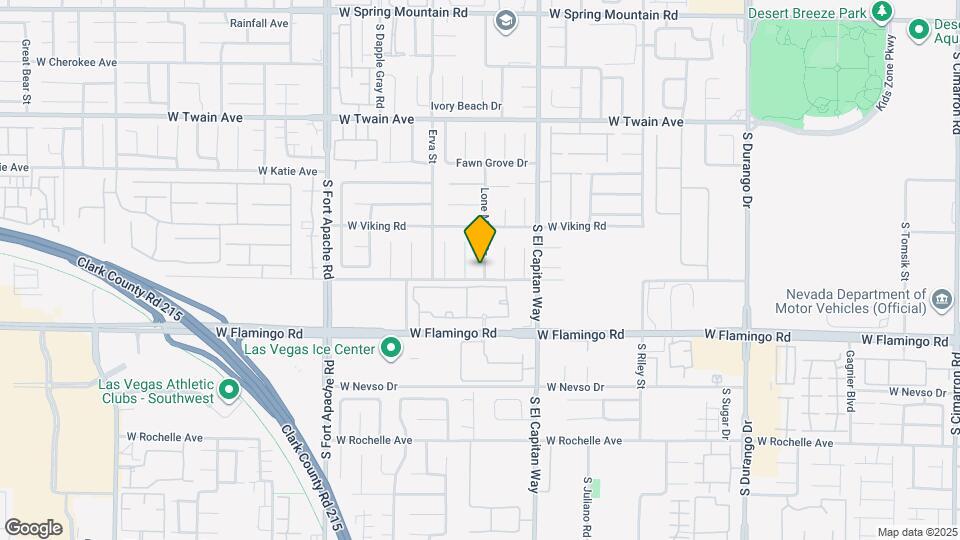 3981 Lone Mesa Dr Map and Location Details