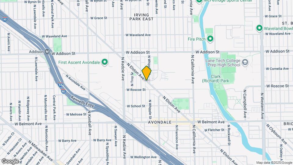 3440 N Elston Ave, Unit G3 Map and Location Details