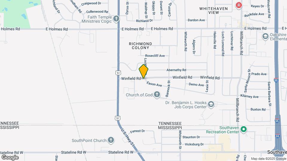 1265 Winfield Rd Map and Location Details