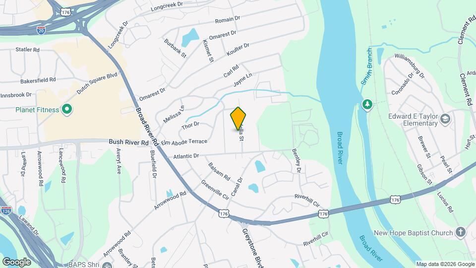 1429 Adella St Map and Location Details