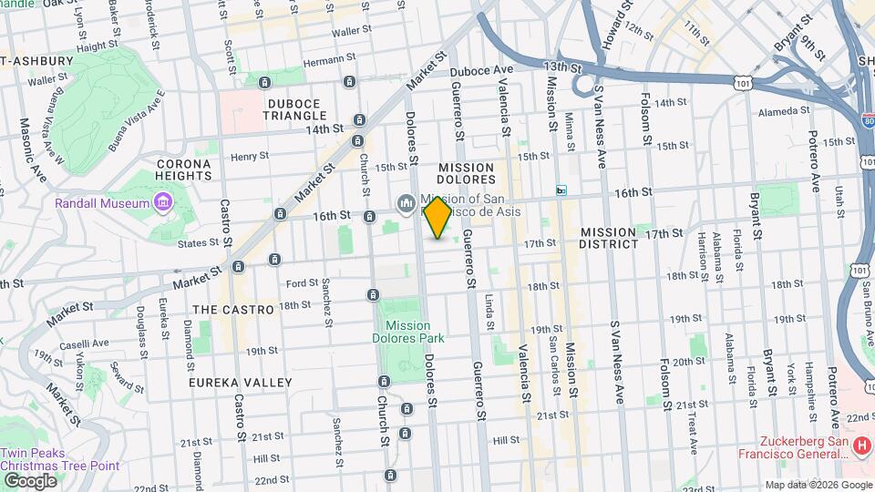 3566 17th St Mapa y Detalles de la Ubicación