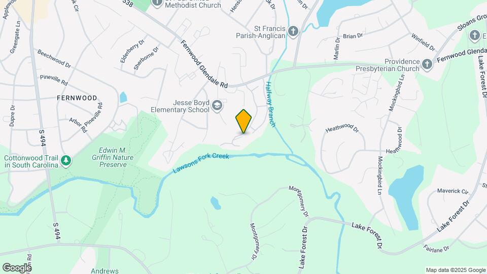 124 Highridge Dr Map and Location Details