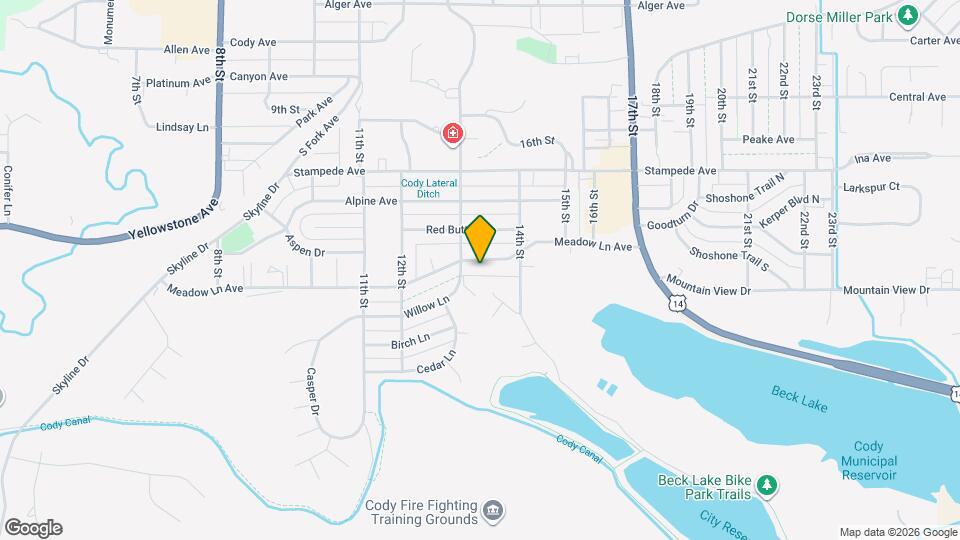 1314 Meadow Ln Ave Map and Location Details