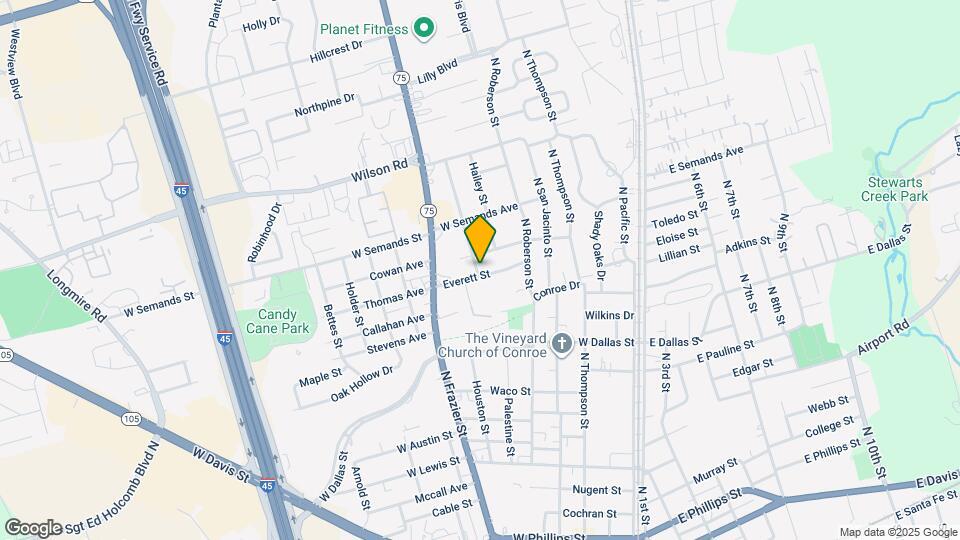 1407 Odd Fellow St Map and Location Details