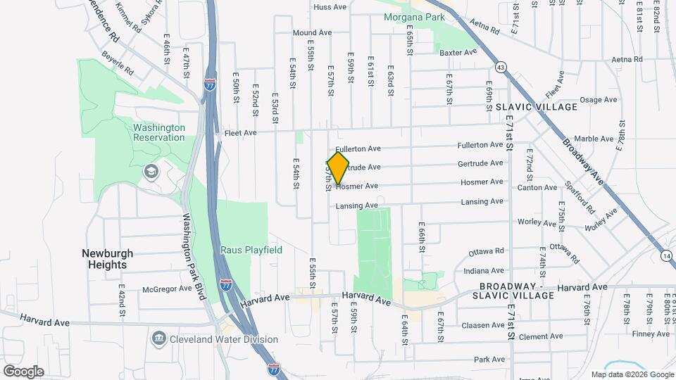 5712 Hosmer Ave Map and Location Details