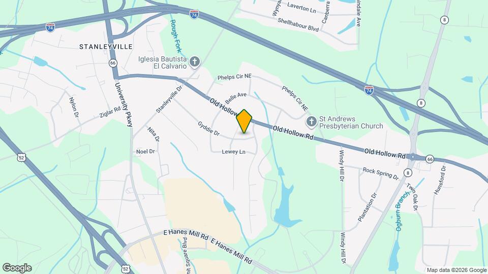 5325 Gyddie Dr Map and Location Details