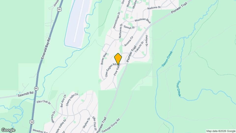 1294 Pine Valley Rd Map and Location Details