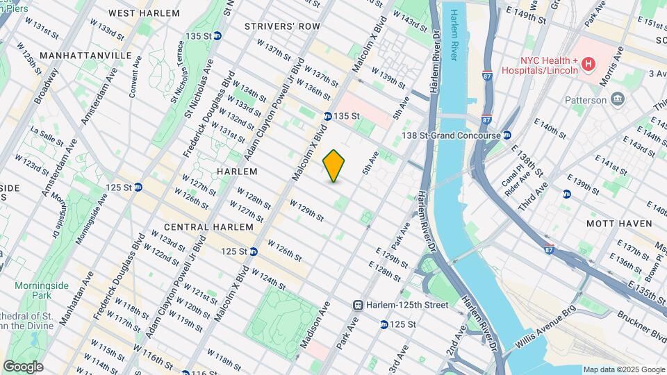 23 W 131st St Map and Location Details