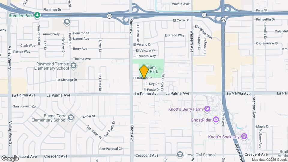 7902 El Toro Way Map and Location Details