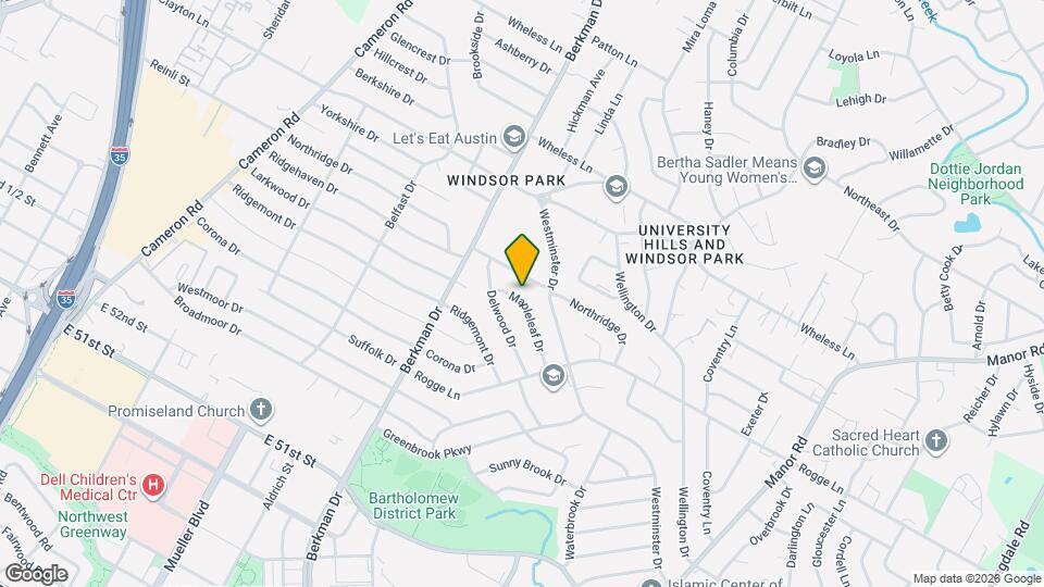 5609 Mapleleaf Dr Map and Location Details