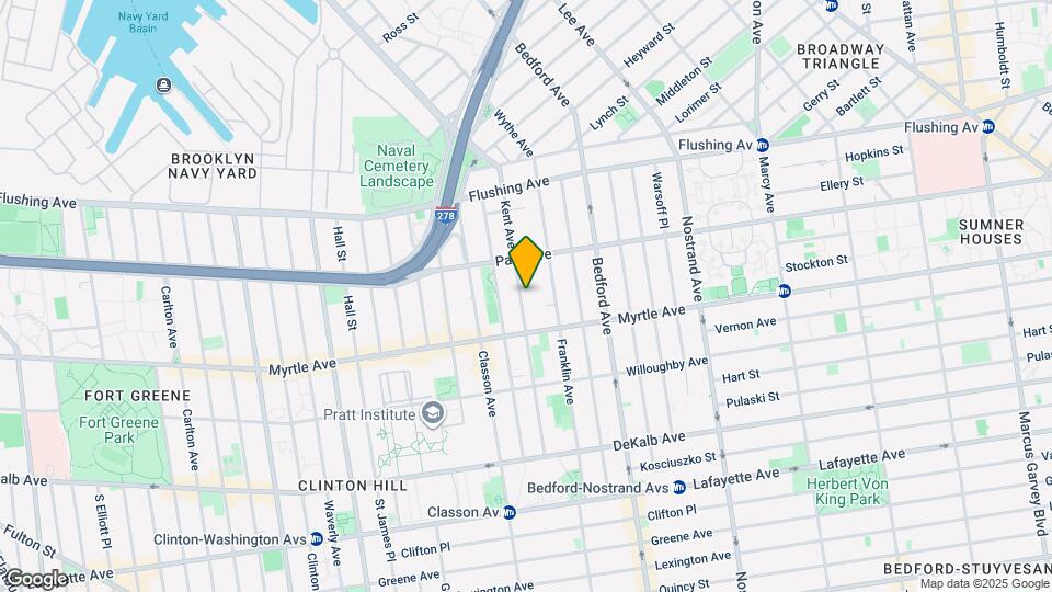 845 Kent Ave Map and Location Details