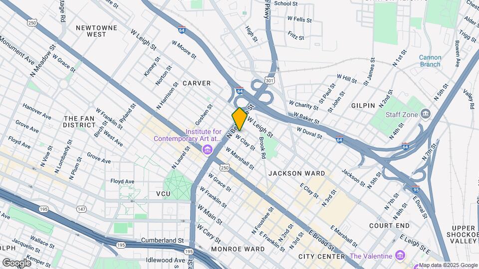 512 W Clay St, Unit 1 Map and Location Details