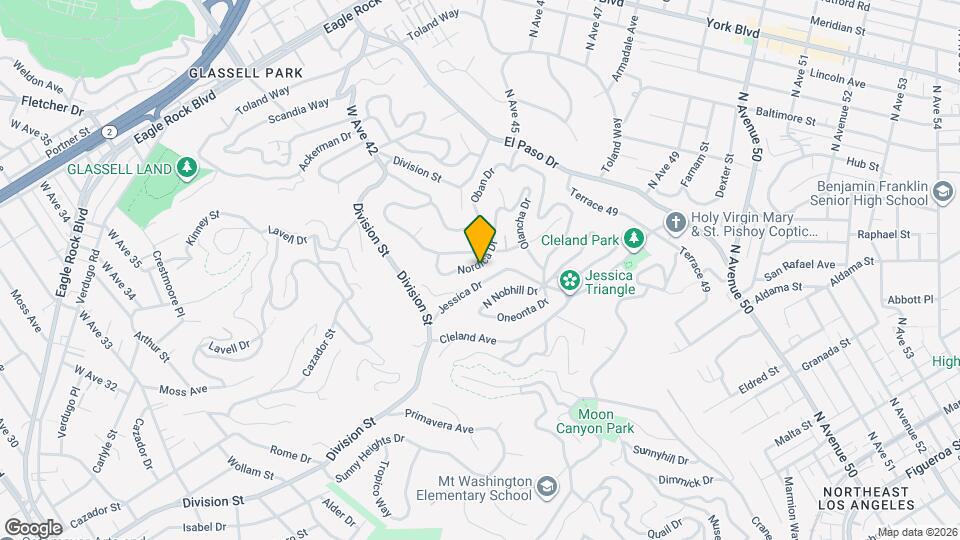 974 Nordica Dr Map and Location Details