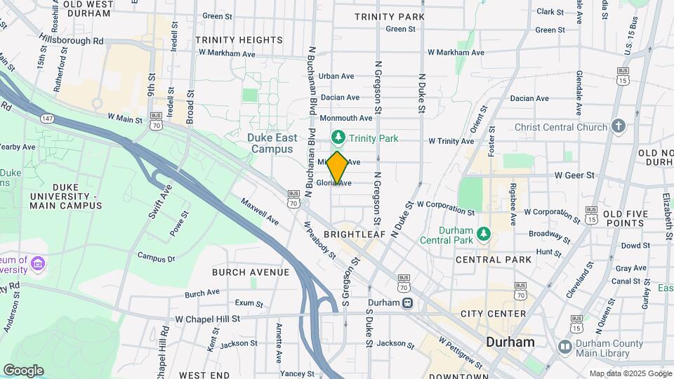 210 Watts St Map and Location Details