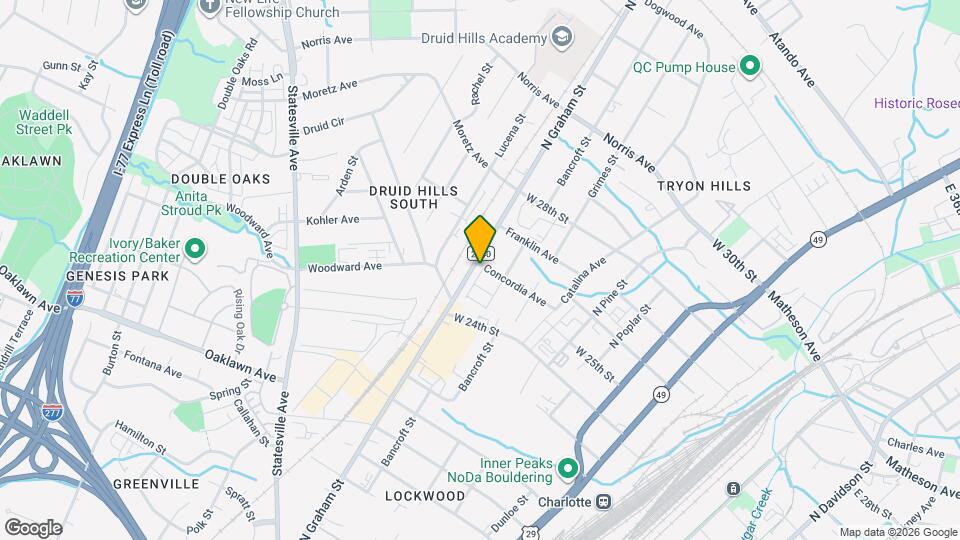 2242 N Graham St Mapa y Detalles de la Ubicación