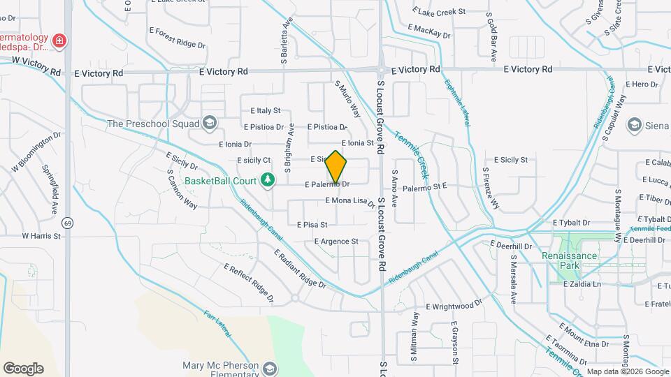 1359 E Palermo St Map and Location Details
