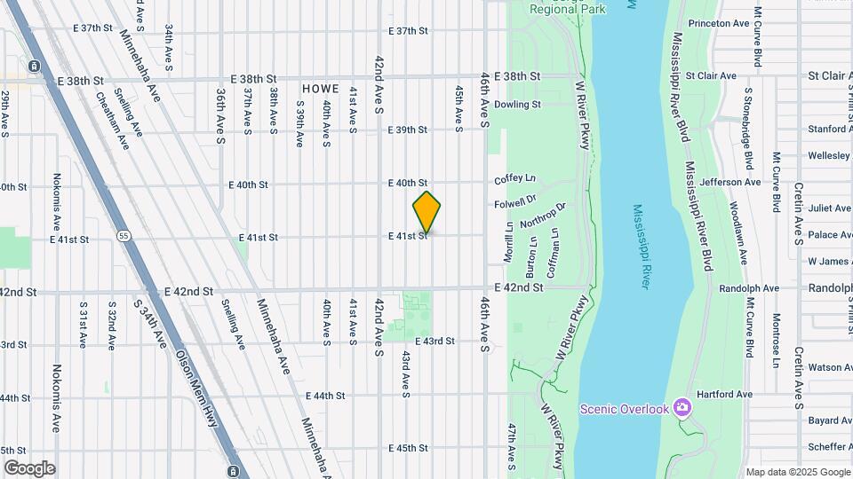 4100 44th Ave S Map and Location Details