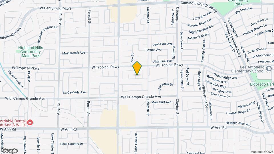 2514 Inlet Spring Ave Map and Location Details