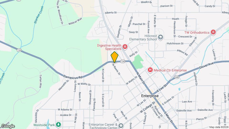 215 Damascus Rd Map and Location Details