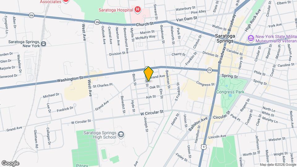 80 Walnut St, Unit Second Floor Mapa y Detalles de la Ubicación