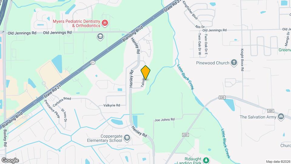 3264 Talisman Drive Mapa y Detalles de la Ubicación