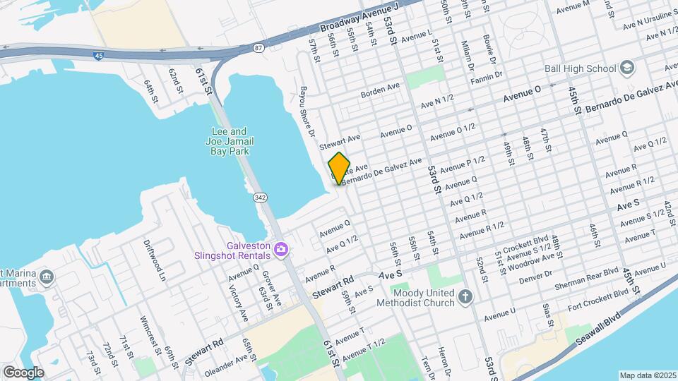 1910 Bayou Shore Dr Map and Location Details