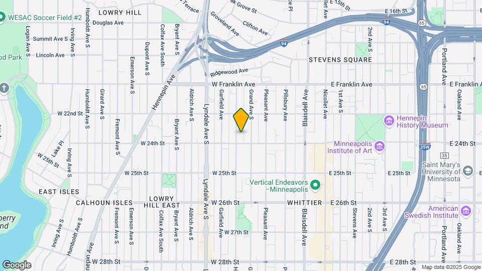 2315 Harriet Ave, Unit Lower Level Duplex Unit Map and Location Details