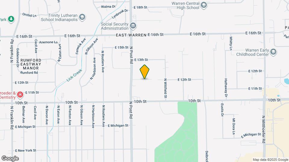 9033 E 12th St Map and Location Details
