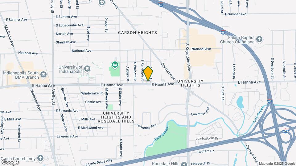 3938 Aurora St Map and Location Details
