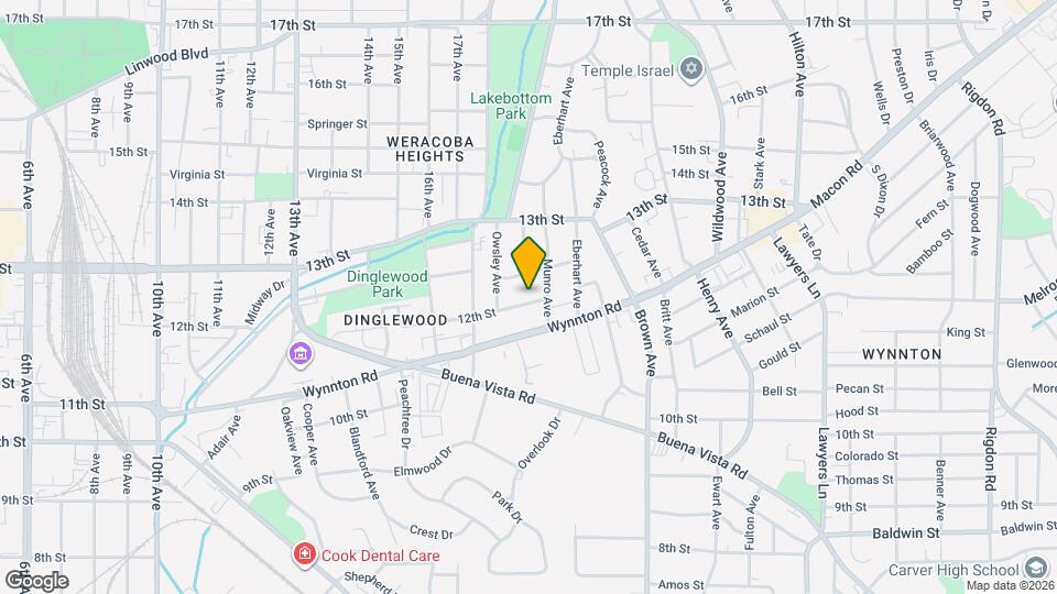 1919 12th St Map and Location Details