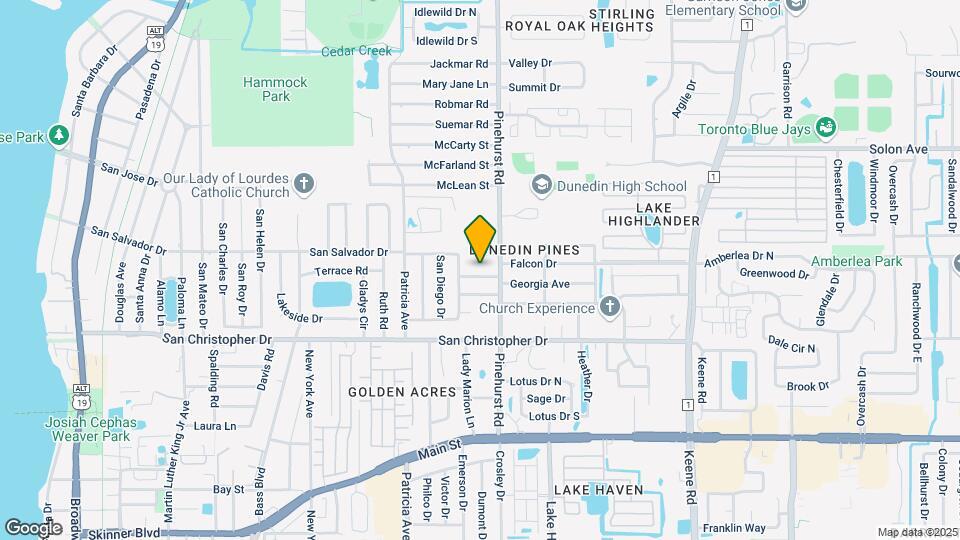 1020 San Salvador Dr Map and Location Details