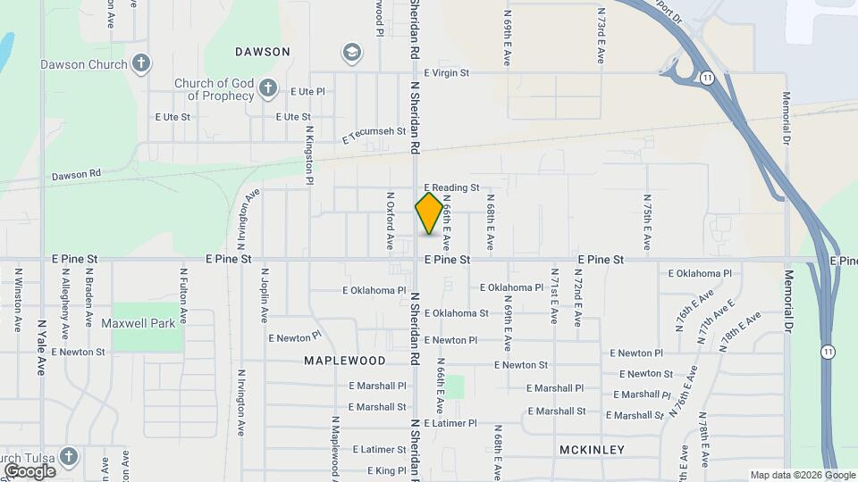 6514 E Pine Pl Mapa y Detalles de la Ubicación