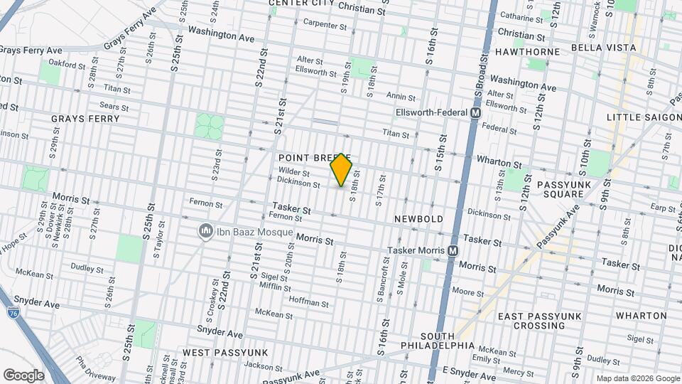 1816 Dickinson St Map and Location Details