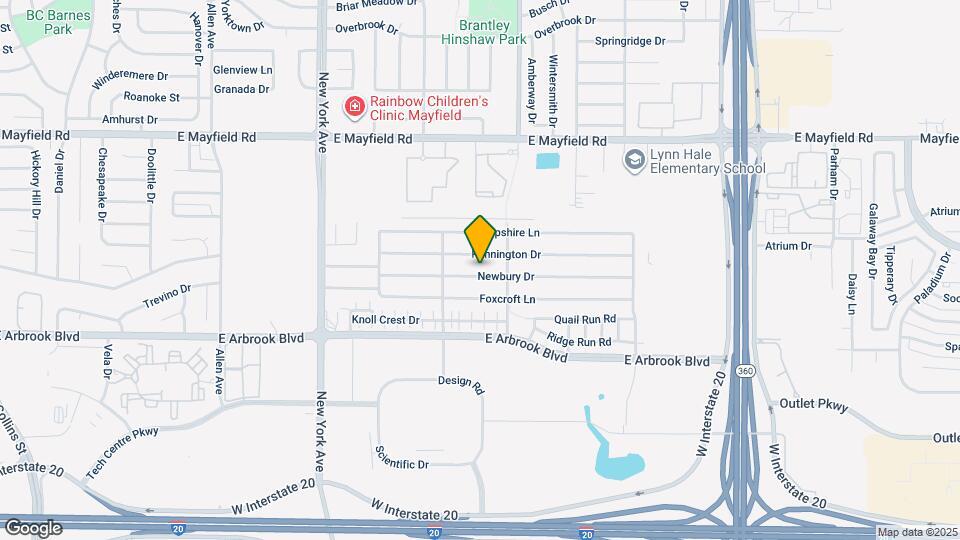 2117 Newbury Dr Map and Location Details