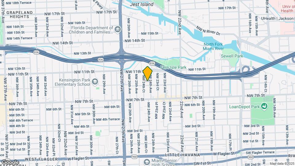 2407 NW 9th St-Unit -1 Map and Location Details