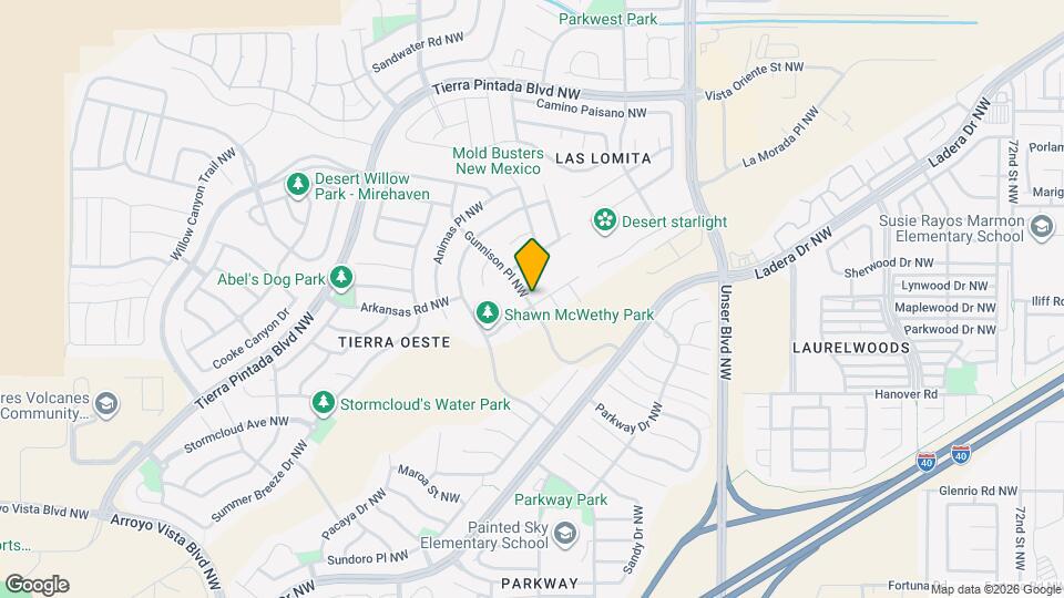 1501 Casa Florida Pl NW Mapa y Detalles de la Ubicación